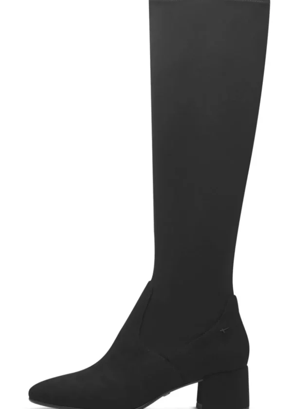 Tamaris Zola Faux Suede Boots Black