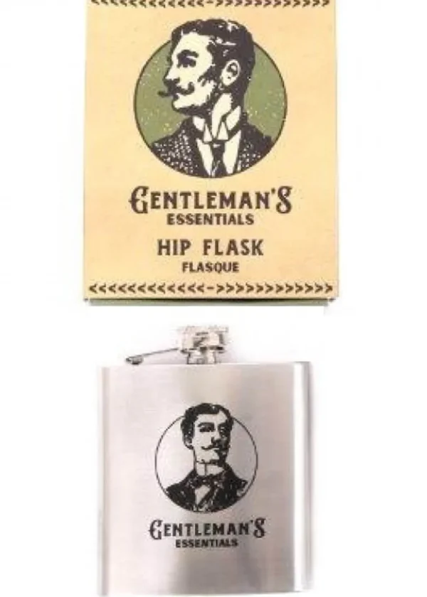Temerity Jones Gentlemen Essentials Front Flask Silver