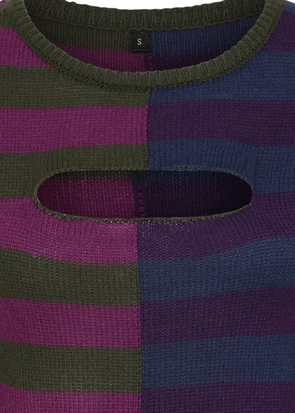 Third Identity Pin Me Down Striped Sweater Multi