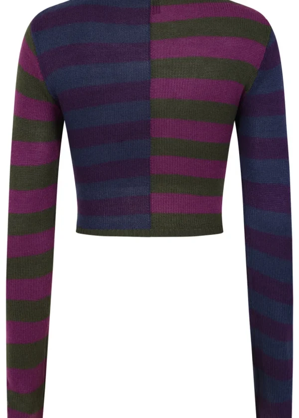 Third Identity Pin Me Down Striped Sweater Multi