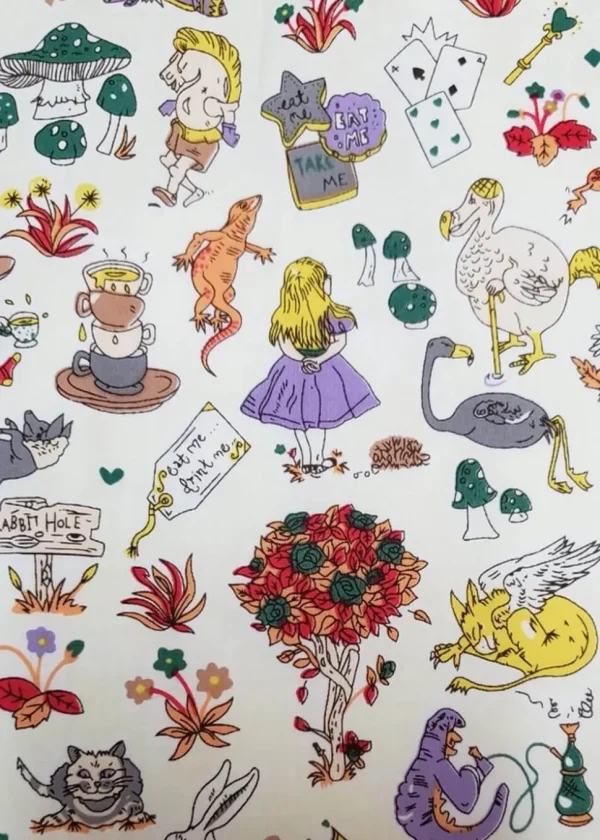 Tulip B Alice In Wonderland 50's Dress Ivory