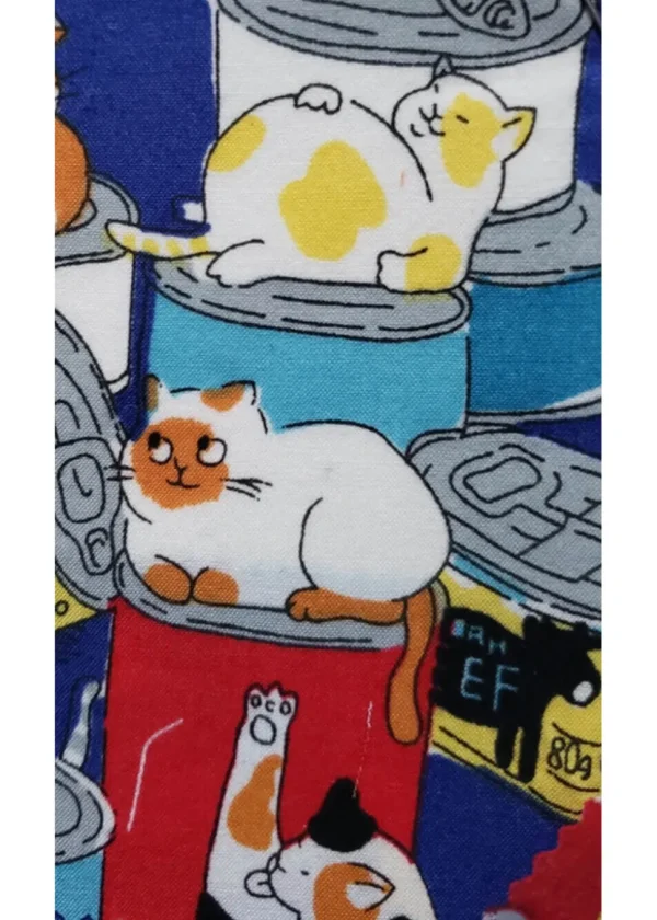 Tulip B Can Can Cats 50's Swing Dress Blue