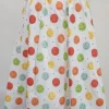 Tulip B Smiley Faces 50's Swing Skirt Ivory