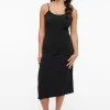 Unique Vintage Lola Midi Onderjurk Zwart