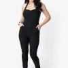 Unique Vintage Marcel Halter 50's Jumpsuit Black