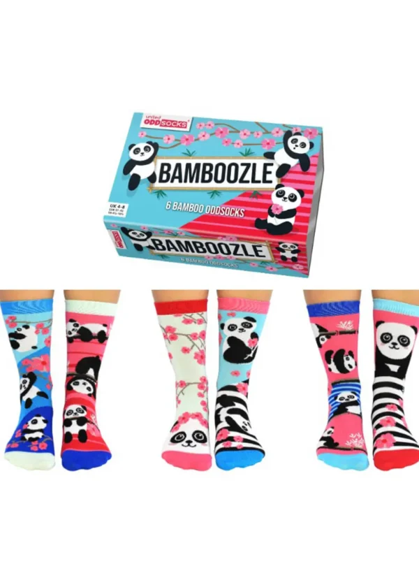United Odd Socks 6 Ladies Socks Panda Bamboozle