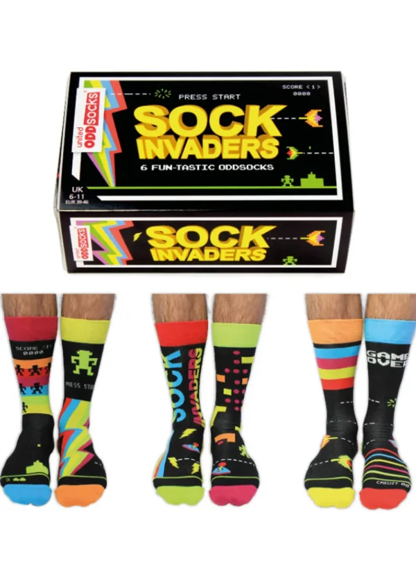 United Odd Socks 6 Mens Socks Sock Invaders
