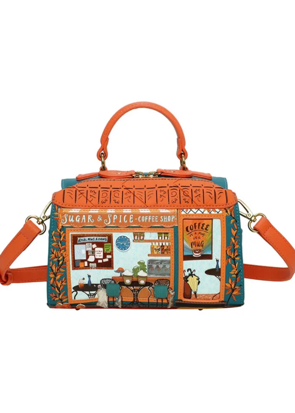 Vendula London Sugar and Spice Coffee Shop Hollis Bag