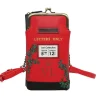 Vendula London The Old Post Office Postbox Phone Clipper Pouch Red