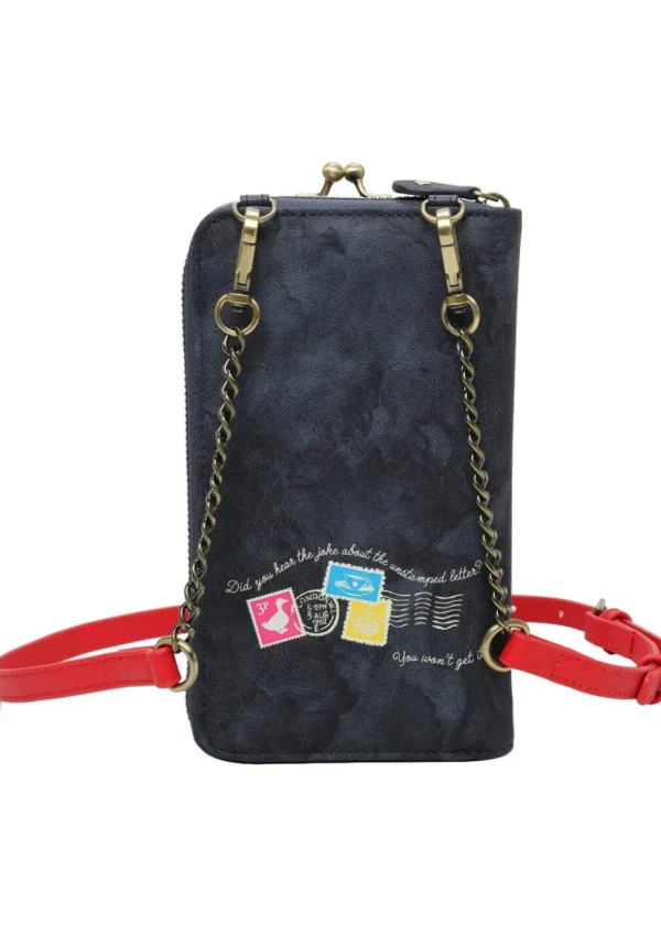 Vendula London The Old Post Office Postbox Phone Clipper Pouch Red
