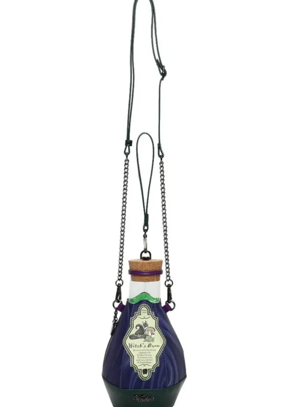 Vendula London The Witches Pantry Potion Bottle Bag Violet