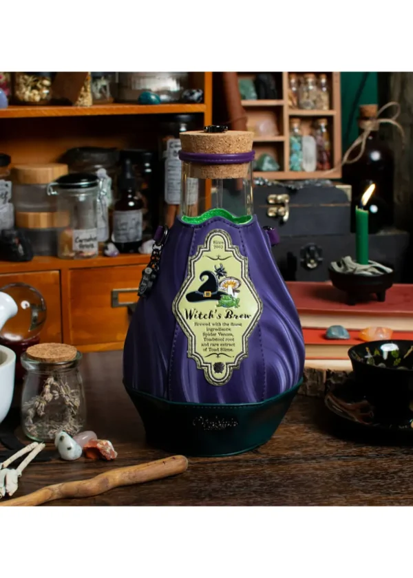 Vendula London The Witches Pantry Potion Bottle Bag Violet
