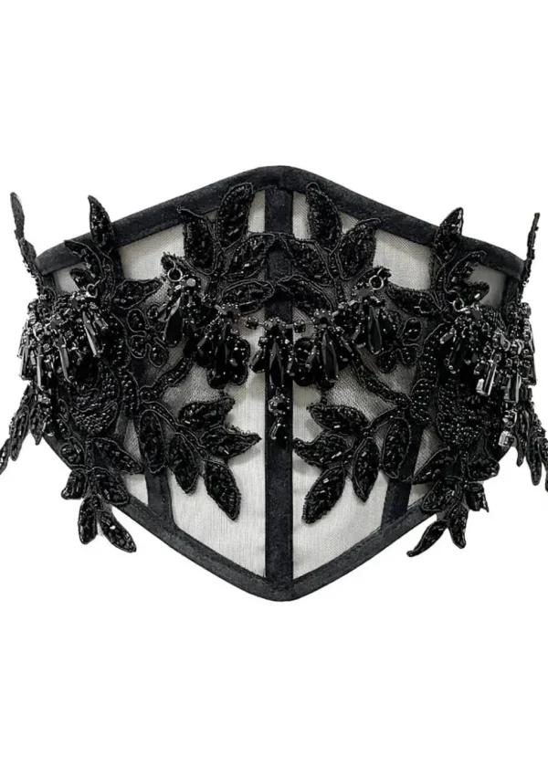 Videnoir Black Widow Corset Belt Black