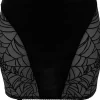 Videnoir Spiderweb Garter Skirt Black