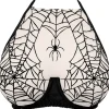 Videnoir Spiderweb Halter BH Nude Black