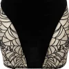 Videnoir Spiderweb Jarretel Skirt Nude Black