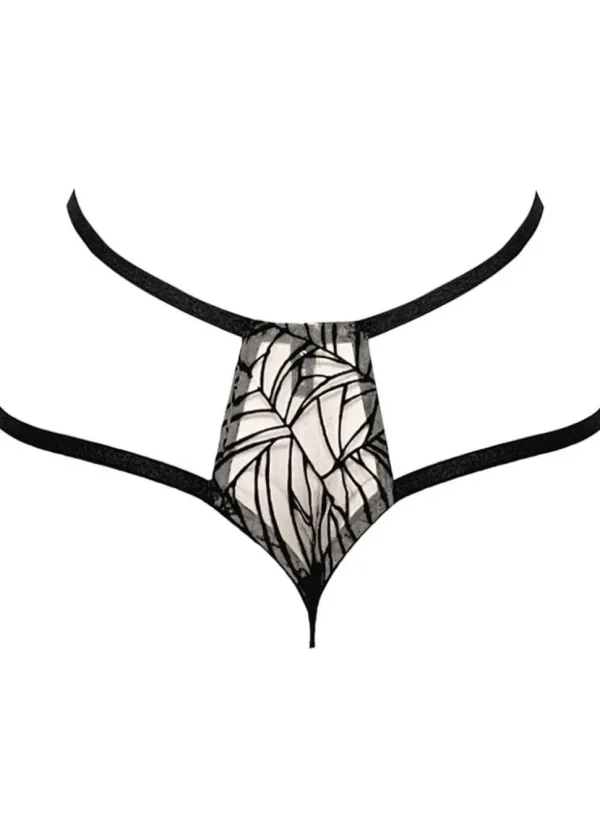 Videnoir Spiderweb String Nude Black
