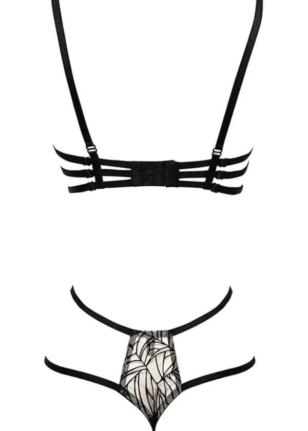 Videnoir Spiderweb String Nude Black