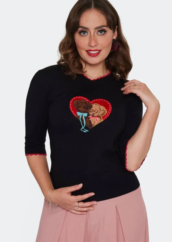 Voodoo Vixen Puppy Love Pull Black