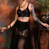 What Katie Did Sandra Frilly 50's Petticoat Black