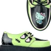 YRU Shoes x Hello Kitty Super Kreep Frankie Creepers Green
