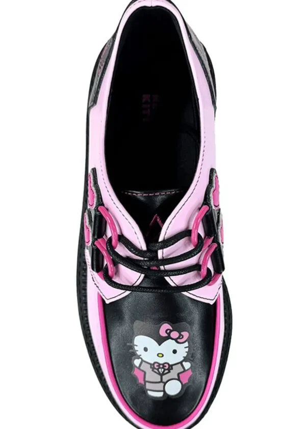 YRU Shoes x Hello Kitty Super Kreep Drac Creepers Pink