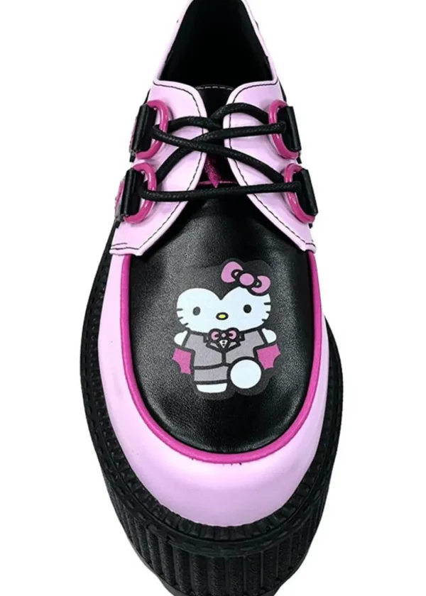 YRU Shoes x Hello Kitty Super Kreep Drac Creepers Pink